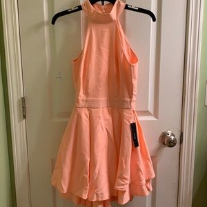 peach lulus dress